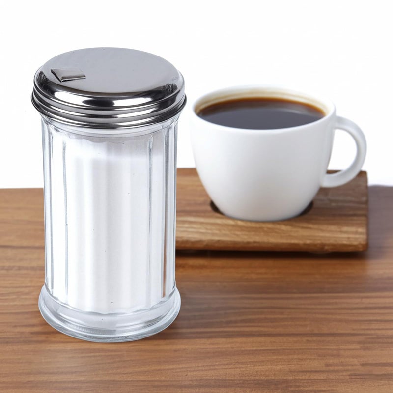 BNYD Glass Sugar Shaker Dispenser Pourer, 5.5 inch - Image 5